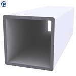 Tubo laminado cuadrado soldado s-235
